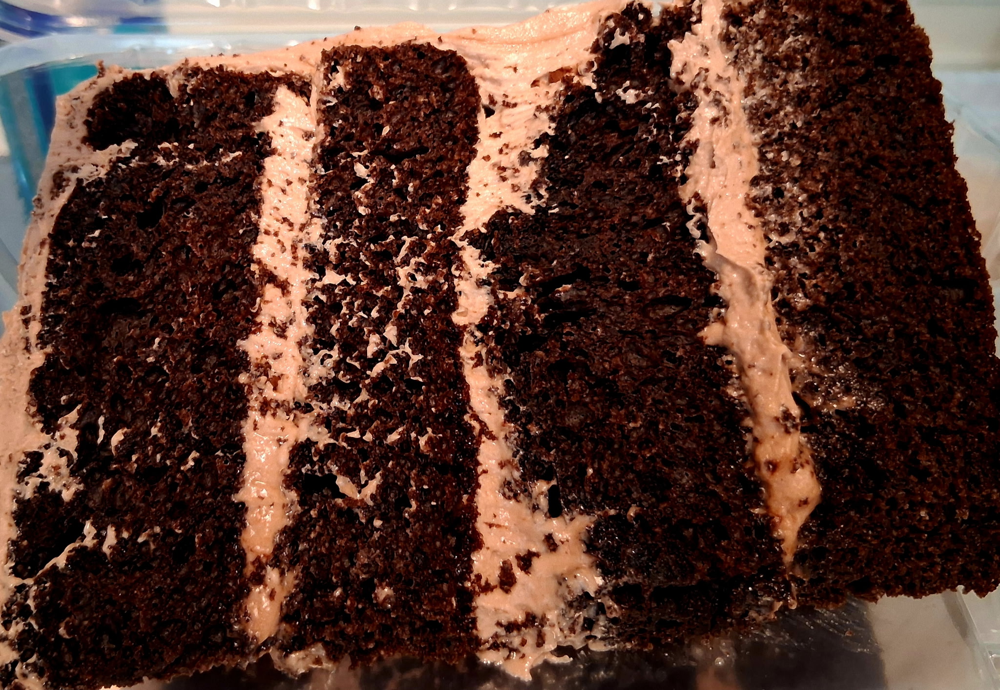 A slice of Dark Chocolate Mousse cake from Twisted Whisk